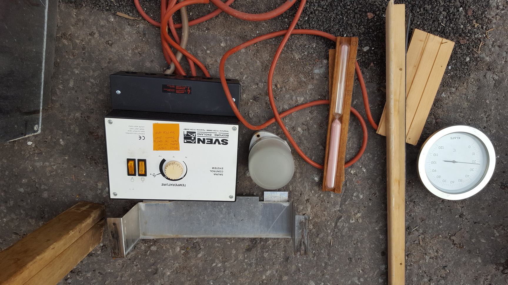 Image of Klafs Sauna with Sven Sauna Control System, Several Benches