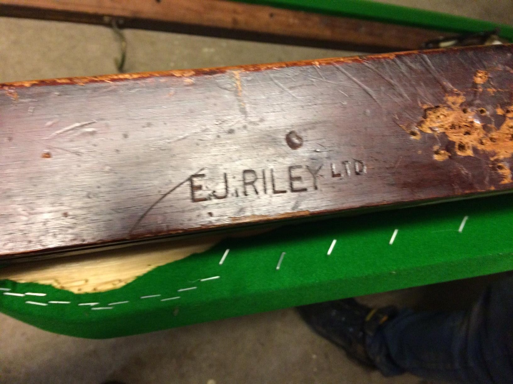 Image of Historic EJ Riley Large Antique / Vintage Snooker– Full Size 