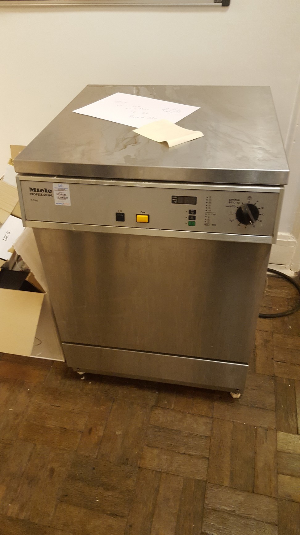 Image of Miele Professional G7883 Commercial Dishwasher Industrial Free Standing Silver