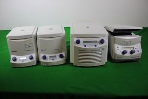 Thumbnail image of Job Lot of 4 Eppendorf Centrifuges 2 x 5415D 5415R 5424 Spares/Repair 
