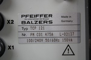 Thumbnail image of Pfeiffer Balzers TCP121 Turbomolecular Pump Controller