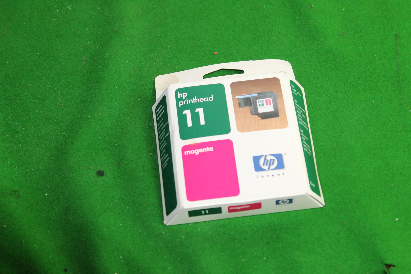 Image of Job Lot Of HP Printhead 11 Inc Black, Yellow, Magenta, Cyan 8ml