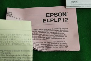 Thumbnail image of 2 x Epson ELPLP12 Projector Lamp Replacement For EMP 7600 Projector