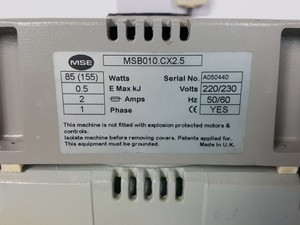 Thumbnail image of MSE MSB010.CX2.5 Micro Centaur Lab Centrifuge 