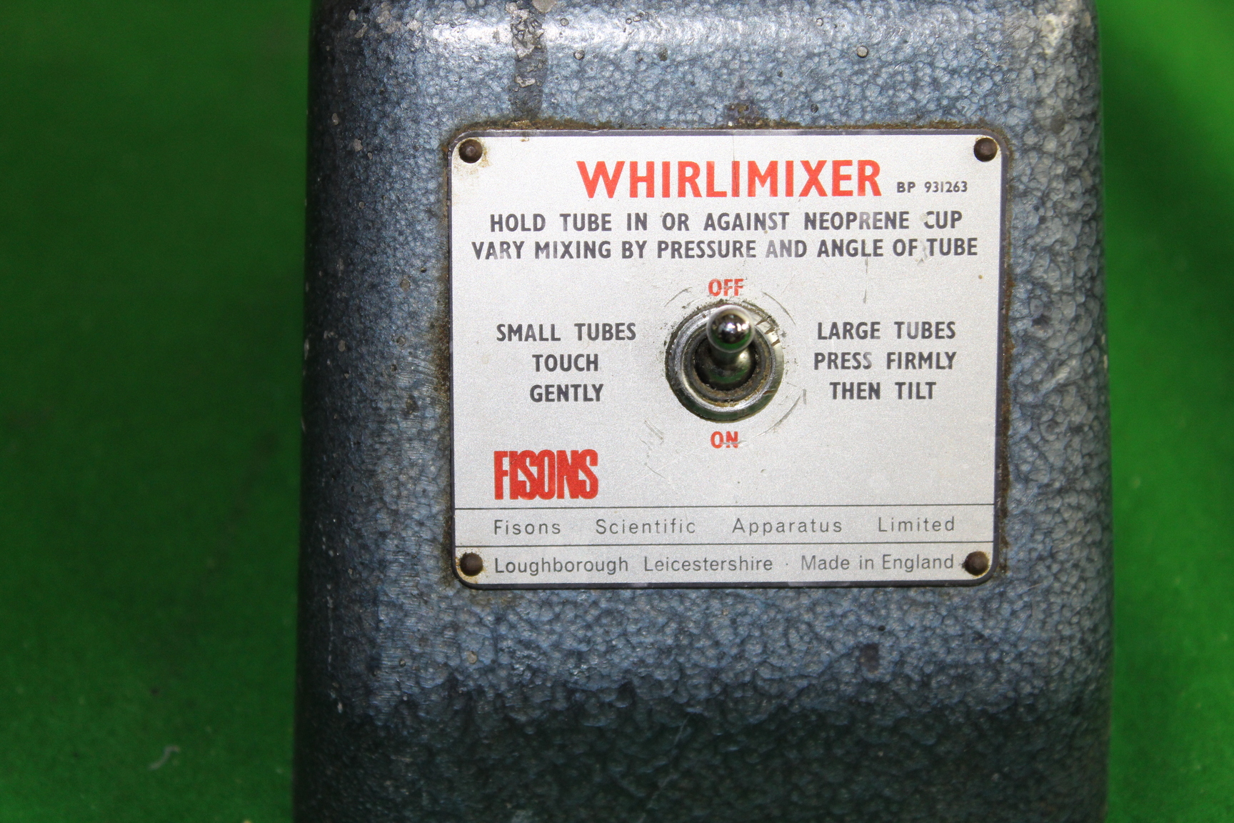 Image of Fisons Whirlimixer BP 931263