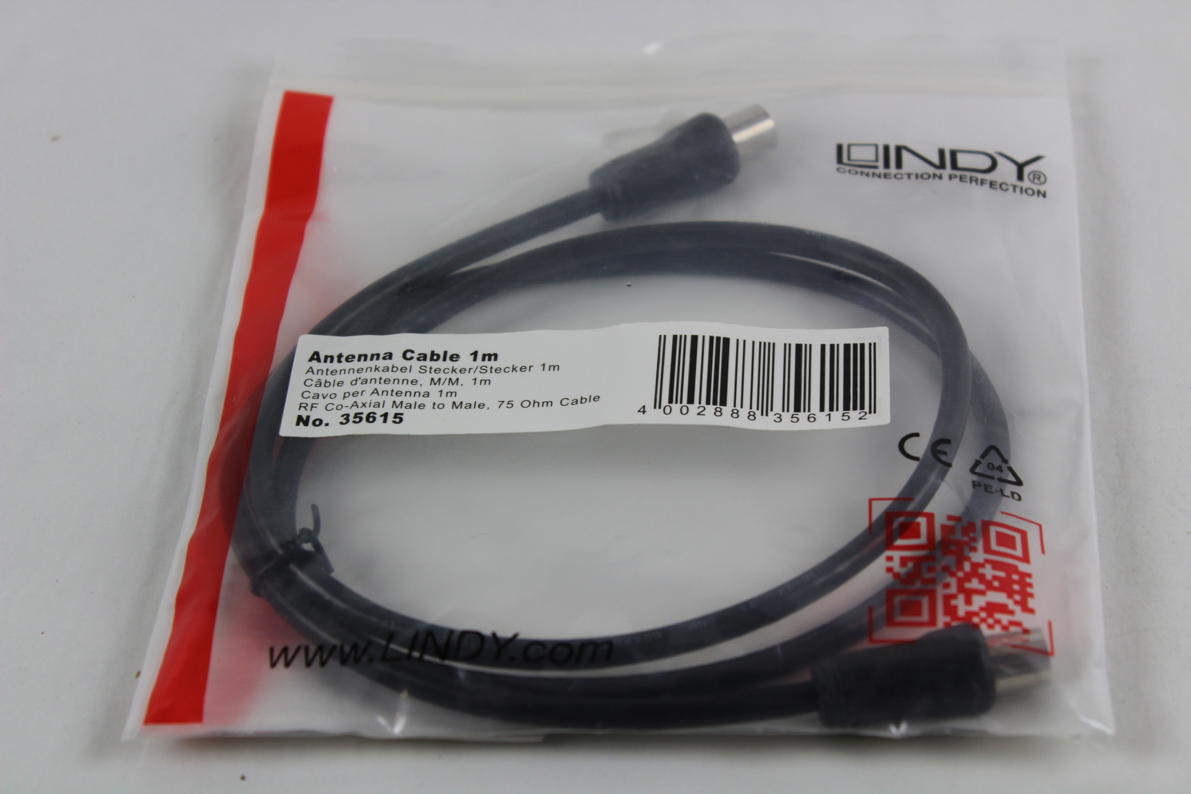 Image of Joblot Lindy Antenna Cables male to male x 38