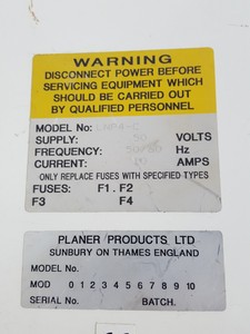 Thumbnail image of Planer Kryosave Compact Controlled Rate Freezer System LNP 4, GDMRV Lab