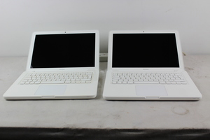Thumbnail image of Pair of Apple Macbook A1342 13.3" Laptops Spares/Repair only 