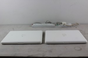 Thumbnail image of Pair of Apple Macbook A1342 13.3" Laptops Spares/Repair only 