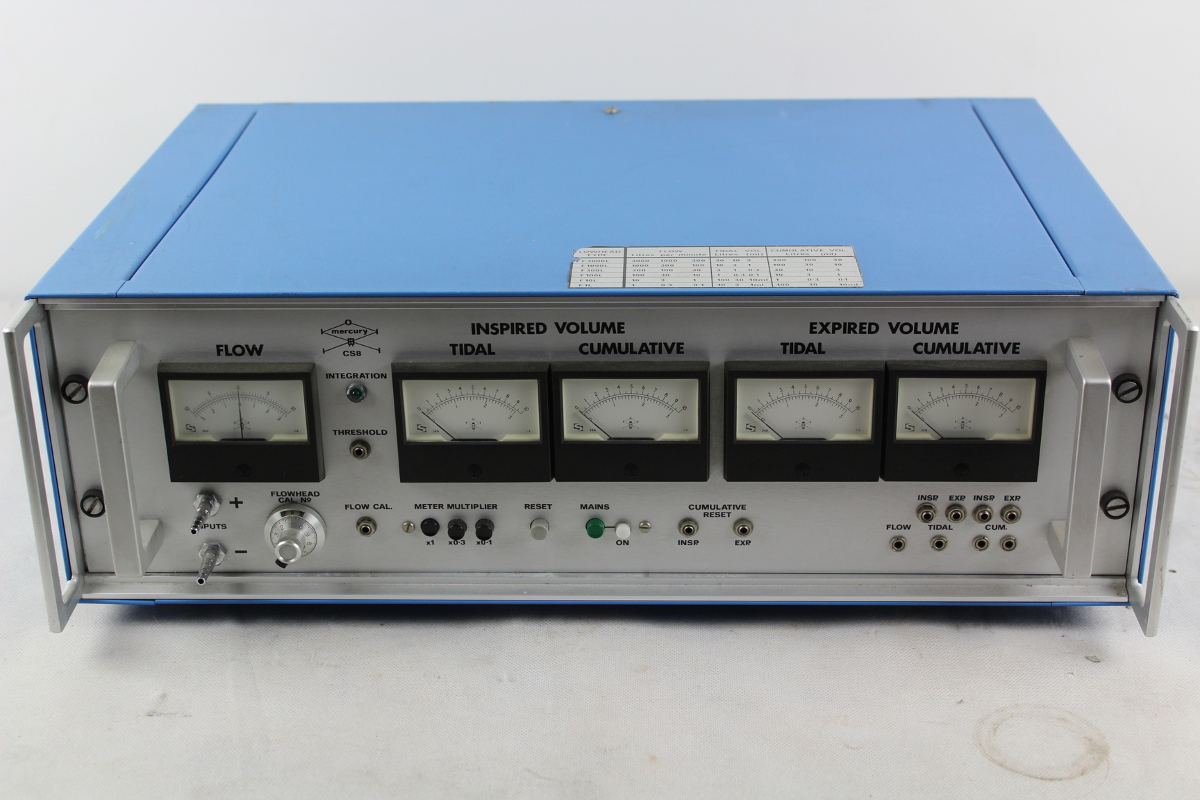 Image of Mercury Instruments (Honeywell) CS8 - 7005 Flow Meter 
