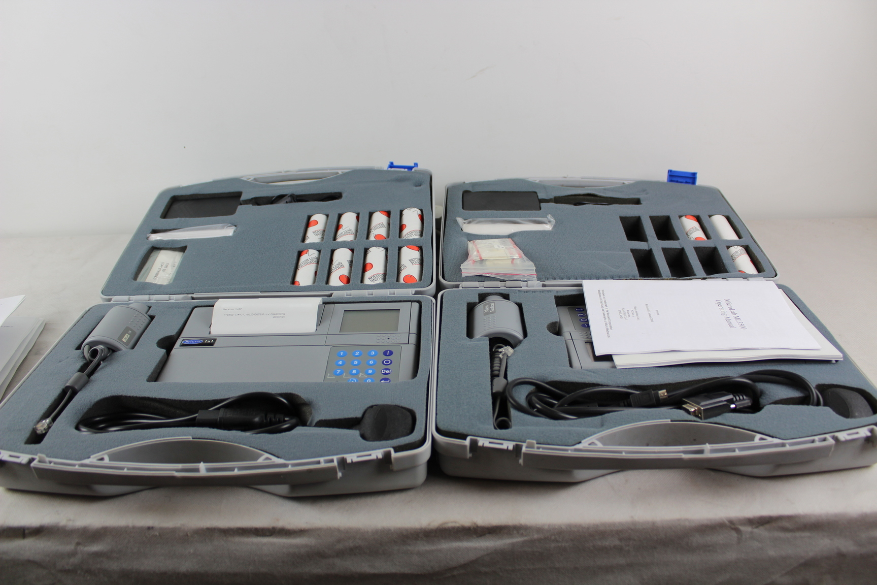 2 x MicroLab ML3500 Spirometers With Software