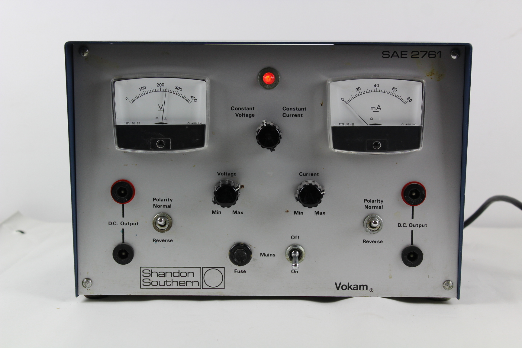 Image of Shandon Vokam SAE2761 345V Power Supply. Tube / Valve 345V 80mA DC power supply