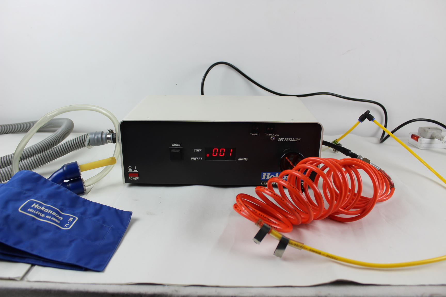 Image of Hokanson E 20 Rapid Cuff Inflator Medical Laboratory Blood Pressure Monitor