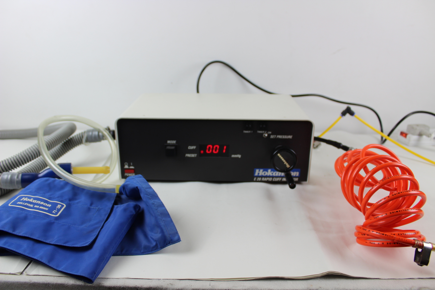 Image of Hokanson E 20 Rapid Cuff Inflator Medical Laboratory Blood Pressure Monitor