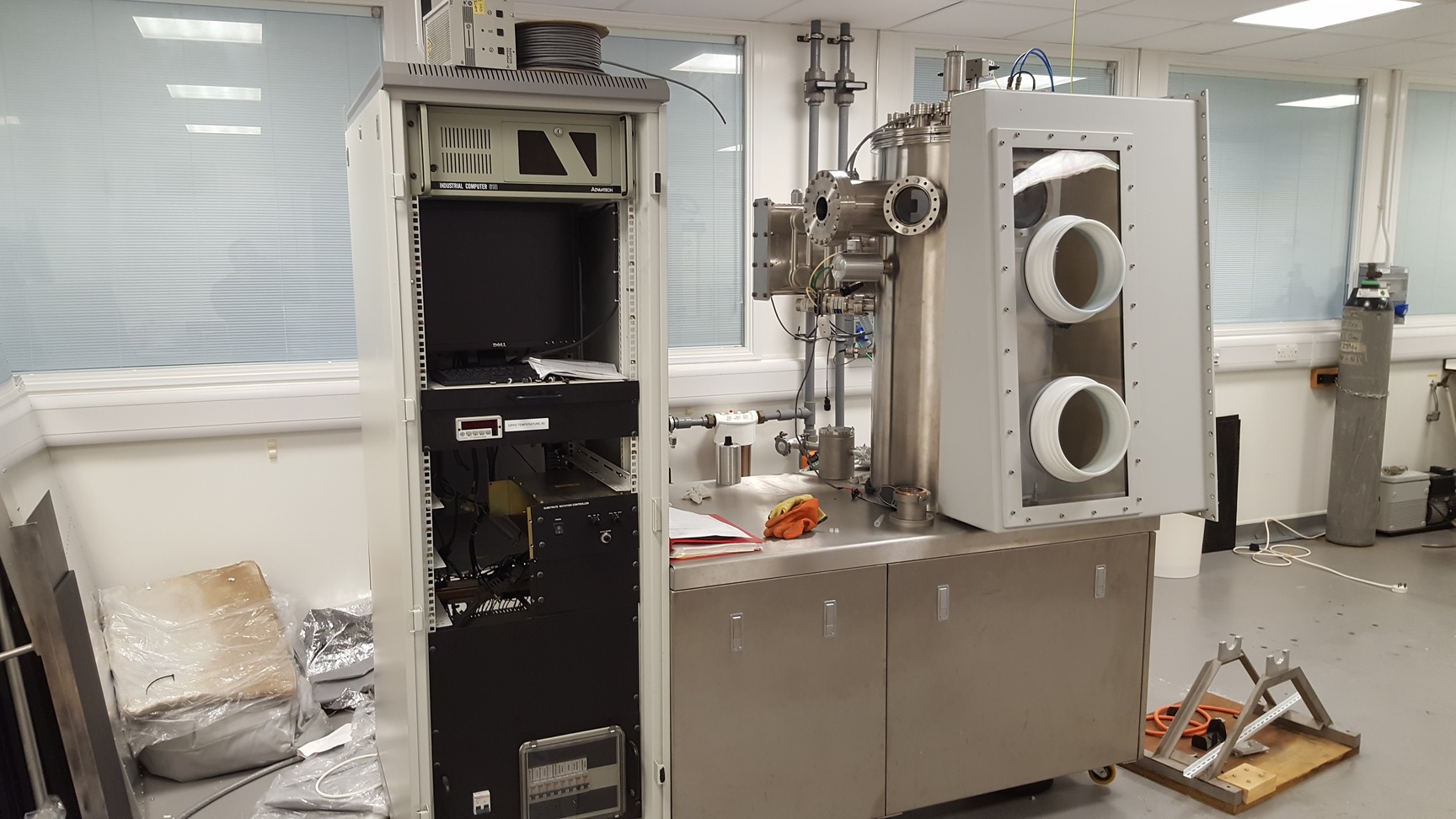Image of Large Stainless Steel Reaction Chamber w/ Modules, Lab, Laboratory Equipment