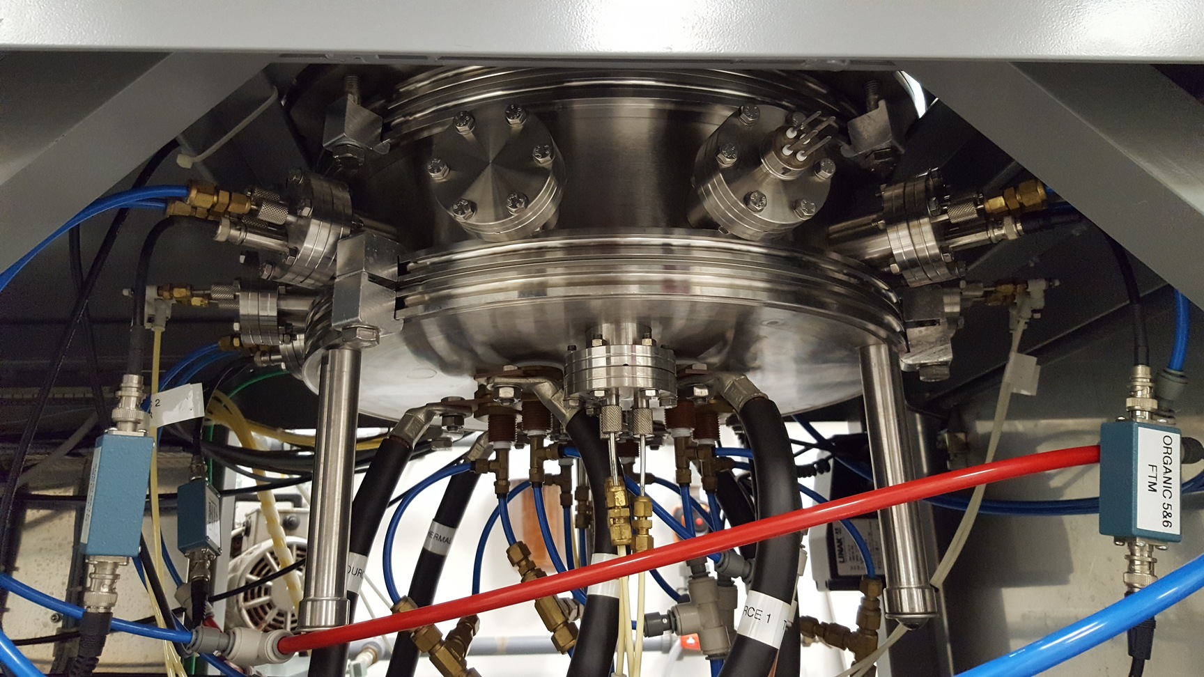 Image of Large Stainless Steel Reaction Chamber w/ Modules, Lab, Laboratory Equipment