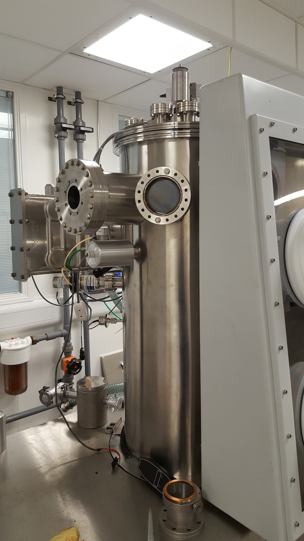 Image of Large Stainless Steel Reaction Chamber w/ Modules, Lab, Laboratory Equipment