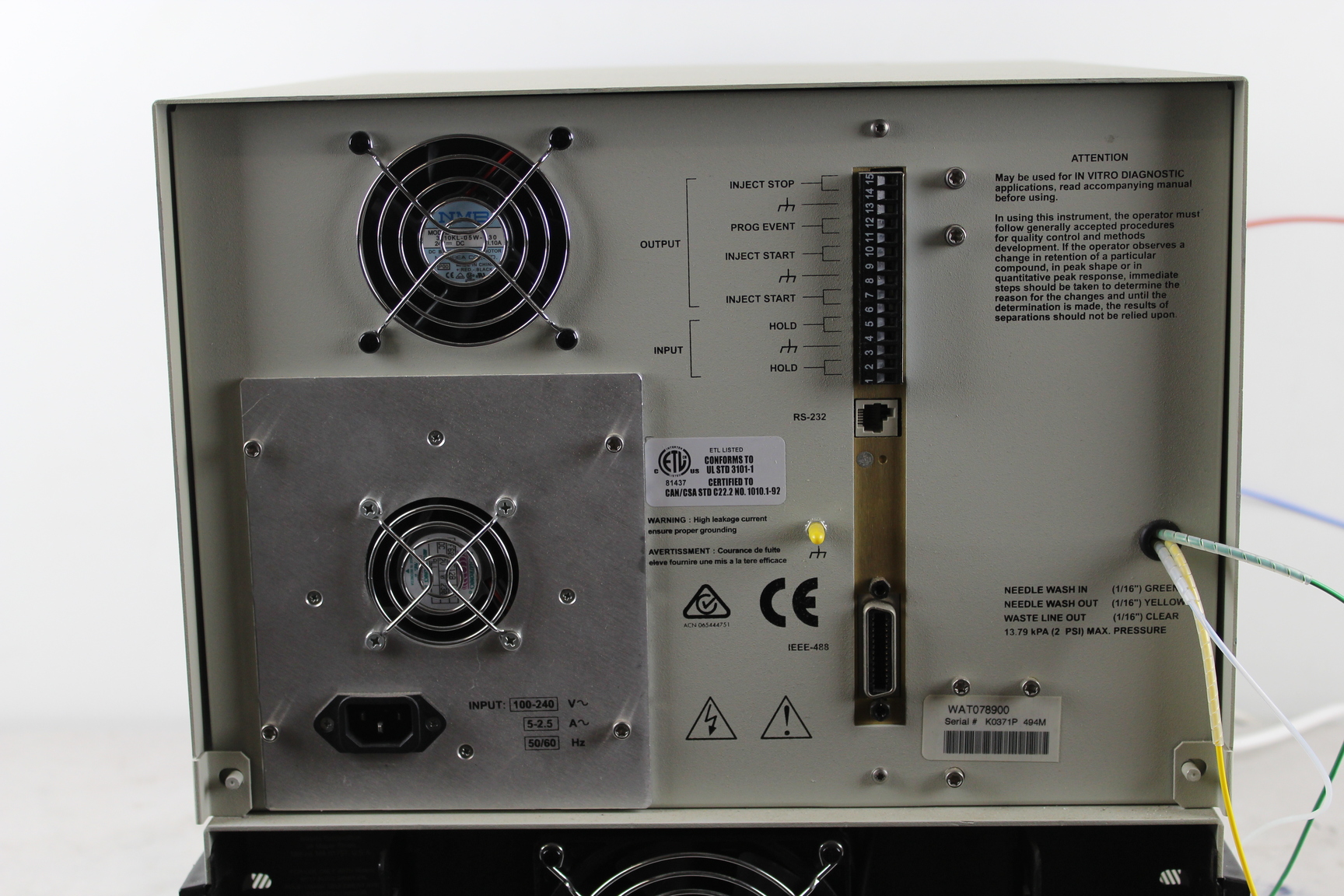 Image of Waters 717 Plus Autosampler HPLC Chromatograph Injector Lab.