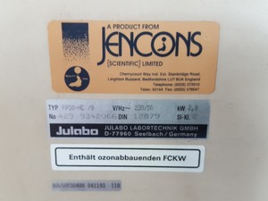 Thumbnail image of Jencons Julabo FP50-HC Refrigerated/Heating Circulator Lab Spares or Repairs