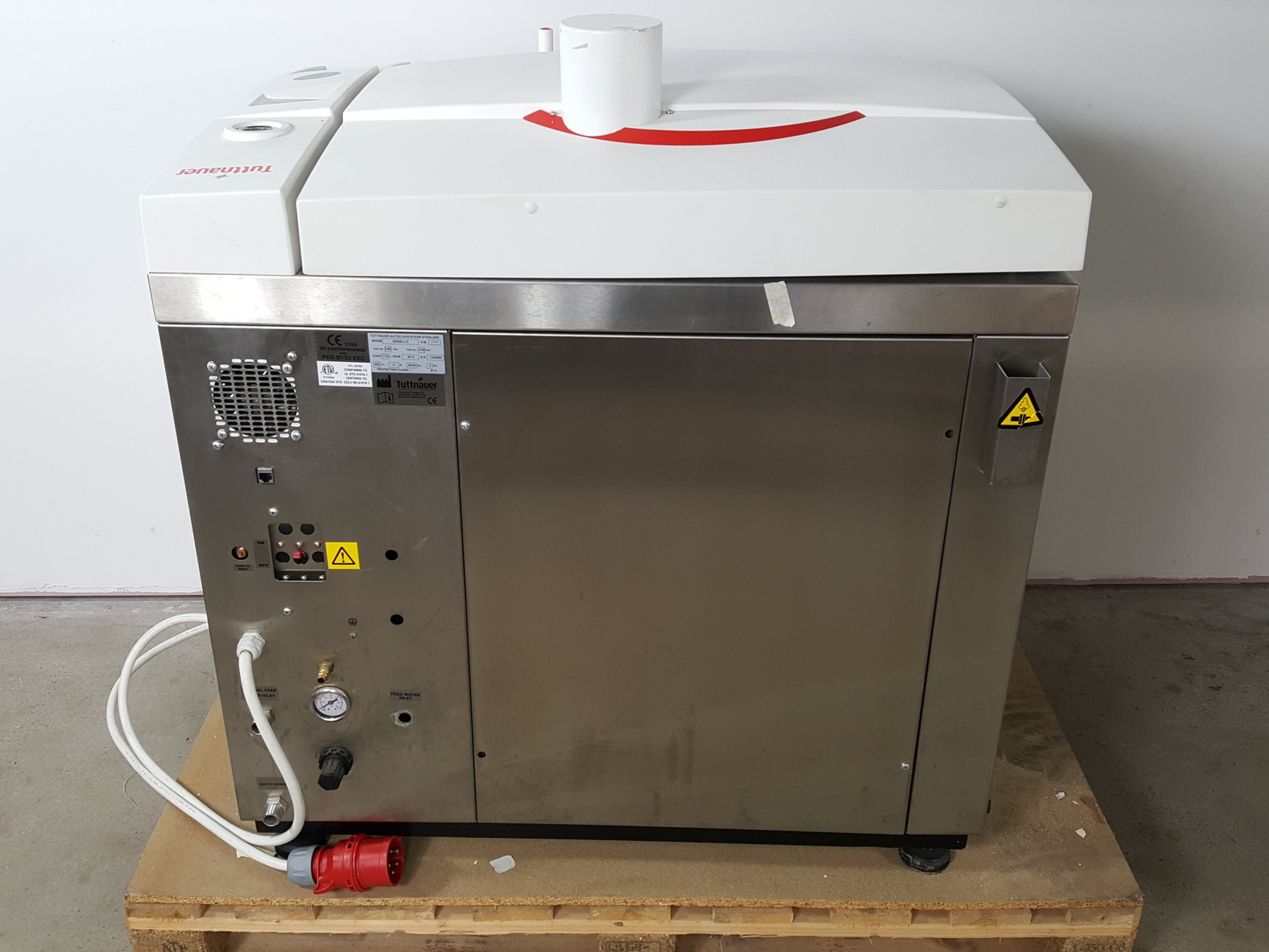 Image of Tuttnauer Vertical Laboratory Autoclave 5050ELV D Steriliser Lab 110L Faulty