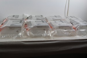 Thumbnail image of Lot of 8 Corning 150cmCell Culture Flask Canted Neck 5/Bag