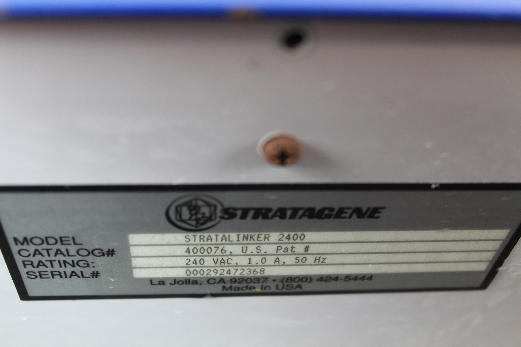 Image of Stratagene Stratalinker 2400 UV Crosslinker