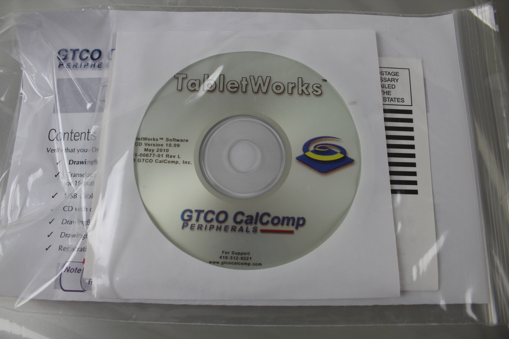 Image of Brand New GTCO Calcomp DrawingBoard VI 12" X 12" Model DB6 1212 SN PB61101121669