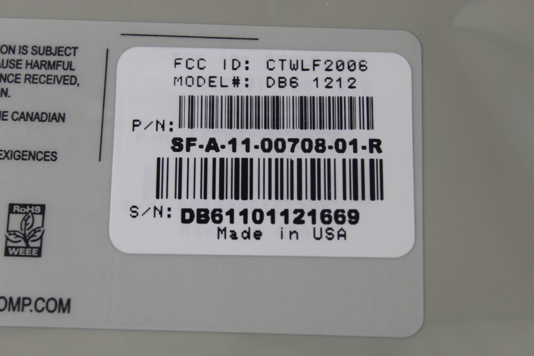 Image of Brand New GTCO Calcomp DrawingBoard VI 12" X 12" Model DB6 1212 SN PB61101121669