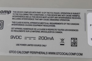 Thumbnail image of Brand New GTCO Calcomp DrawingBoard VI 12" X 12" Model DB6 1212 SN PB61101121669