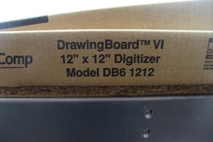 Thumbnail image of Brand New GTCO Calcomp DrawingBoard VI 12" X 12" Model DB6 1212 SN PB61101121669