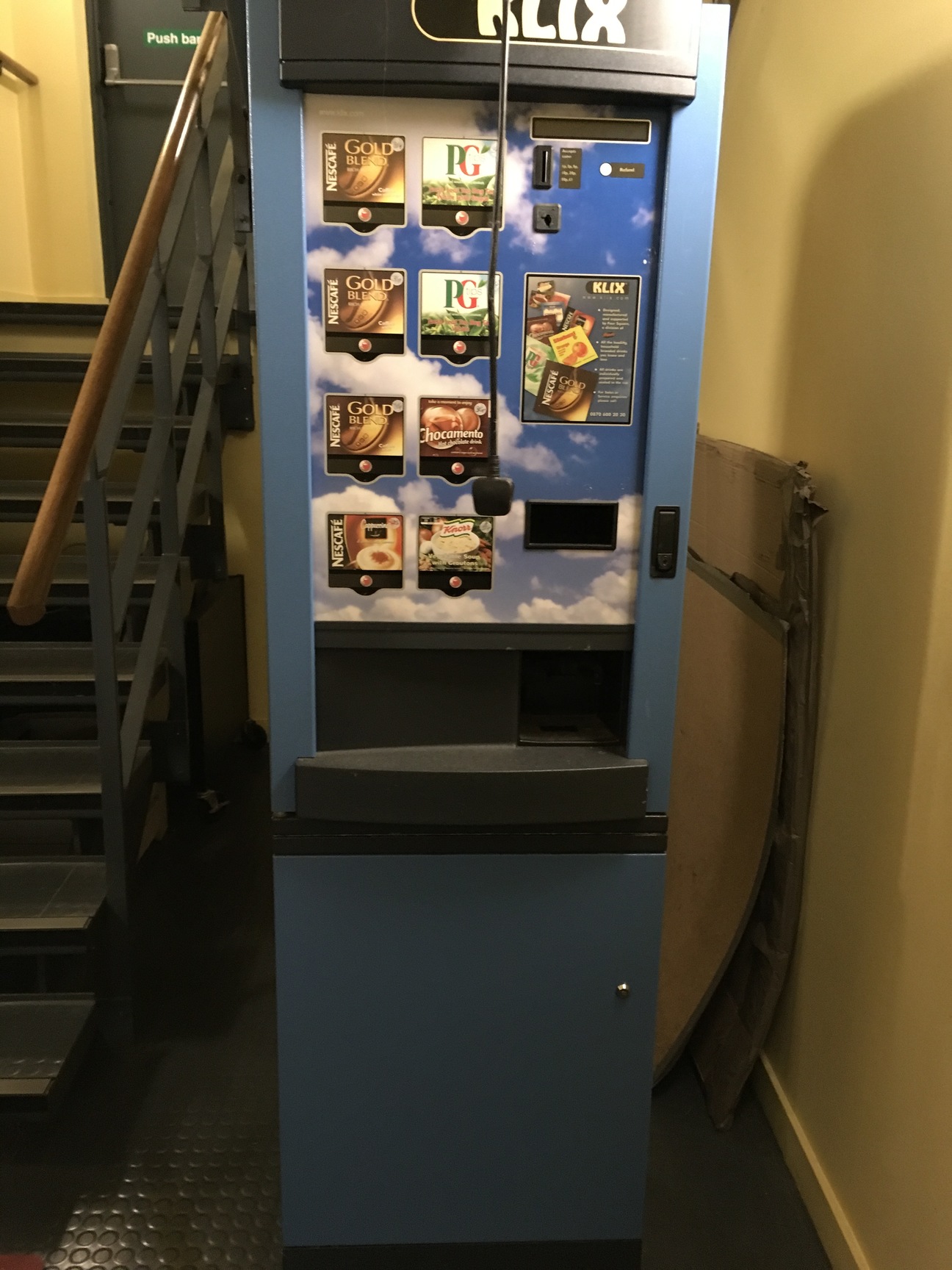 Image of Klix K450 Hot Drinks Vending Machine 55cm w x 45 cm d x 185 cm h approx