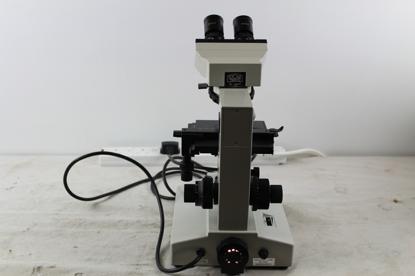 12 Microscope Kyowa Medilux-12 Microscope w/ 3 Objectives Lab Equipment