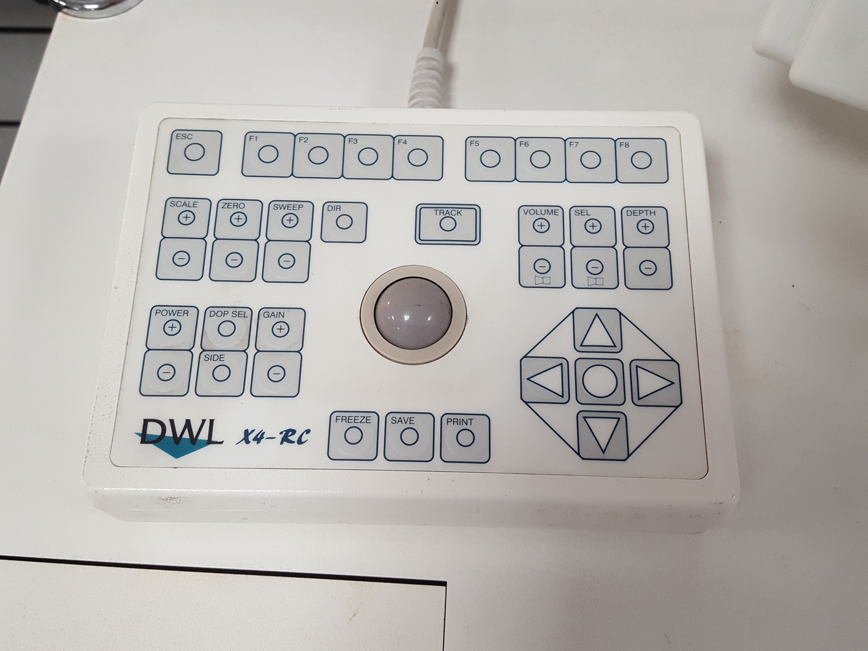 Image of DWL Multi Dop X4 Doppler Ultrasound Sonograph Machine X4-RC Screen w/ Trolley