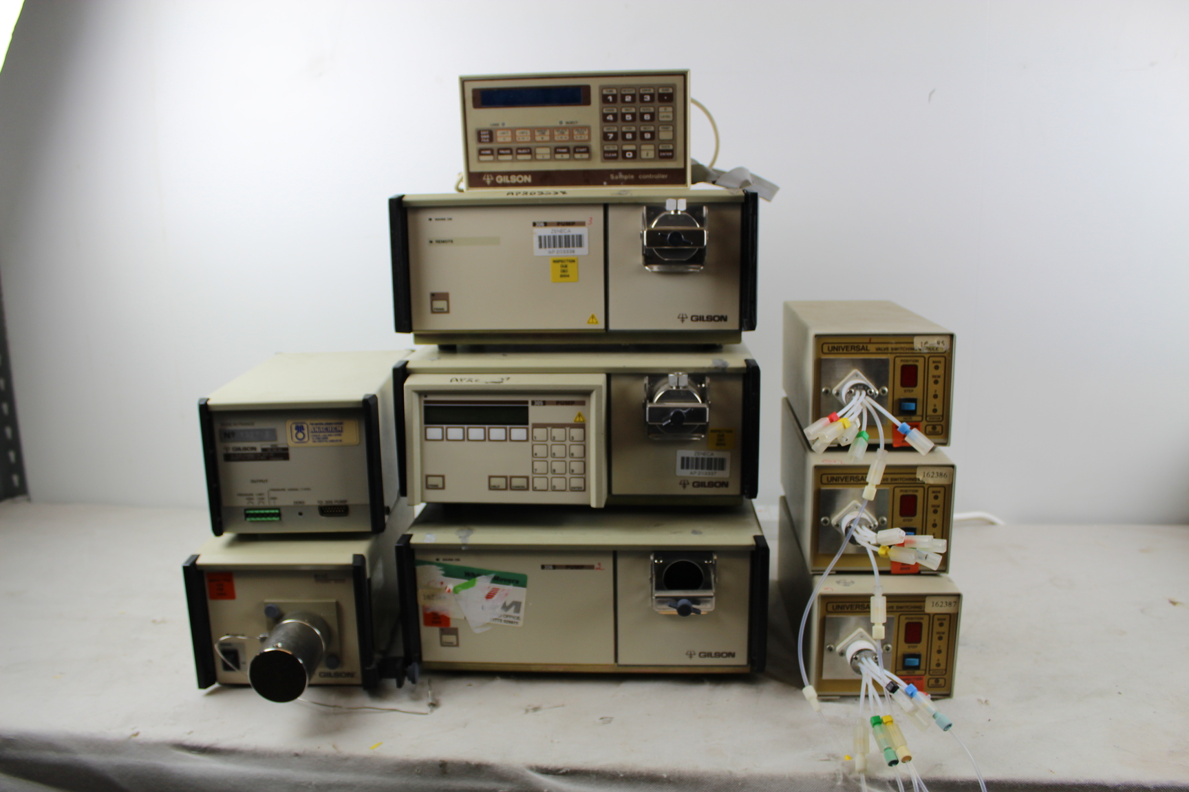 Image of Gilson HPLC UniPoint System w/ Various Accessories