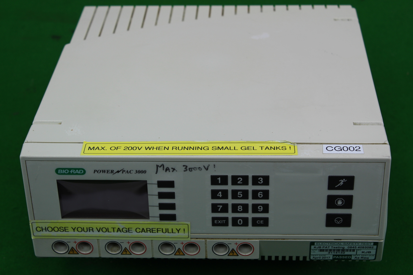 Image of Bio Rad Power Pac Maximum 3000 Maximum 3000W SN: 277BR 00272