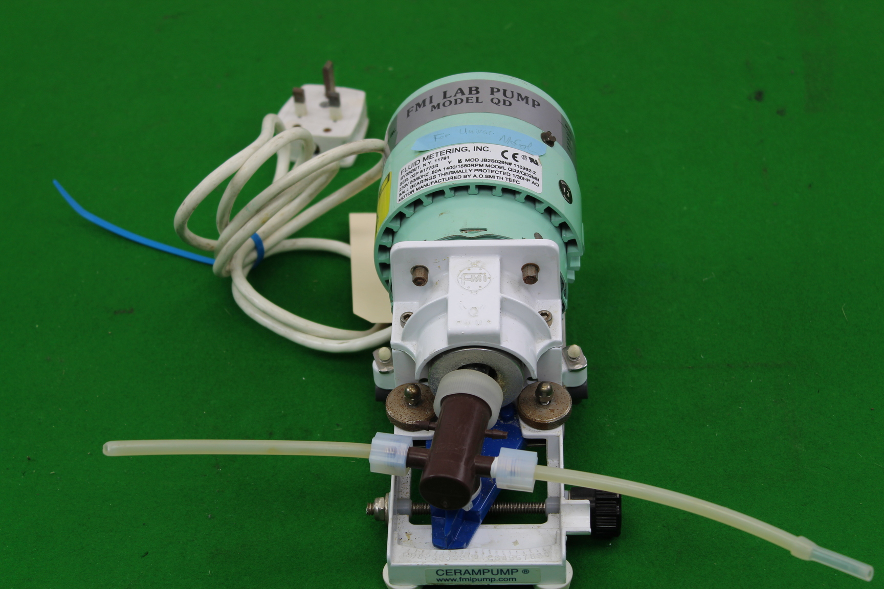 Image of FMI Lab Pump Model QD Fluid Metering Motor 