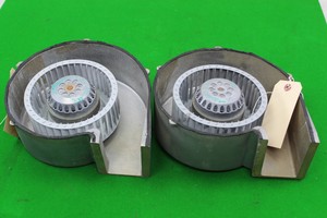Thumbnail image of 2 x EBM-PAPST R2E160-AY47-09 AC Blower Backward Curved Motorised Impeller 230V