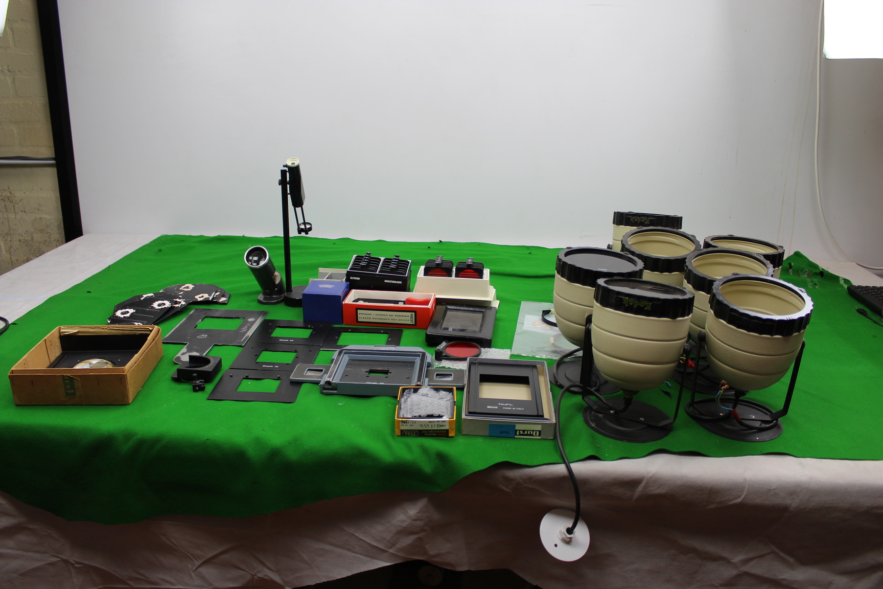 Image of A Job Lot Of Dark Room Photography Equipment Old Style Film Photography