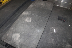 Thumbnail image of Heavy Duty Rubber Gym CommerciFlooring Mat Approx 19 5cm depth x 1m x 1m