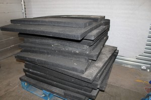 Thumbnail image of Heavy Duty Rubber Gym CommerciFlooring Mat Approx 19 5cm depth x 1m x 1m