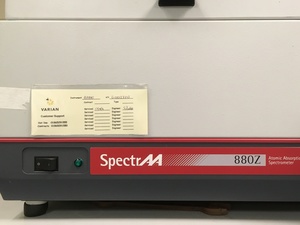 Thumbnail image of Varian SpectrAA 880Z Atomic Absorption Spectrometer + GTA 100Z + Controller