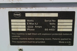Thumbnail image of MSE Mistral 1000 Benchtop Centrifuge Laboratory Equipment