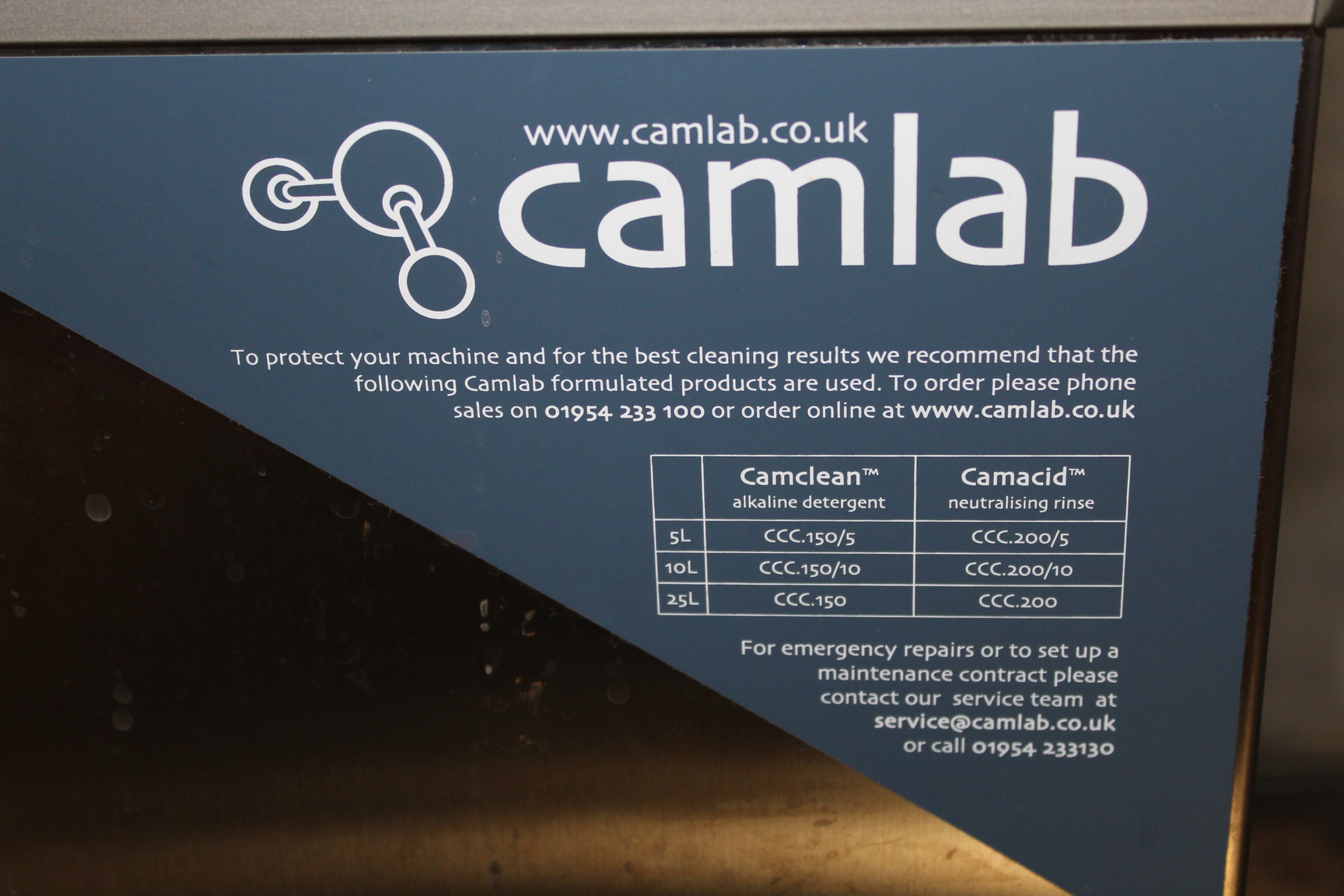 Image of Smeg Camlab GW1160 Laboratory Glassware Dishwasher With Camlab Pump 