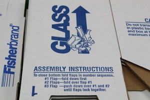 Thumbnail image of 36 Fisher Scientific Glass Disposal Boxes, Bench Model; 12-009-7B Brand New 