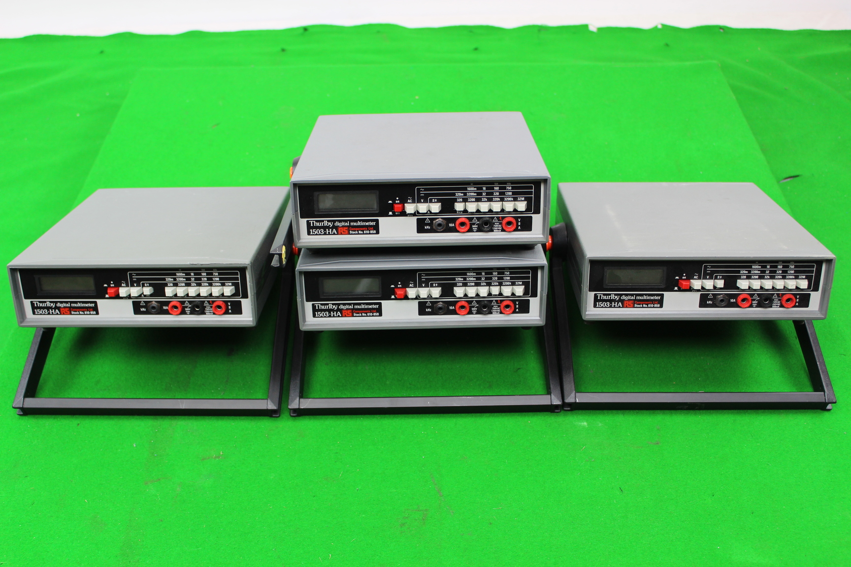 Image of Lot of X 4 Thurlby Digital Bench Multimeter Model - 1503-HA