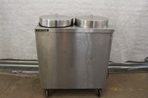 Thumbnail image of Victor Double Mobile Heated Plate Dispenser PD2 Commercial Kitchen Capacity 120