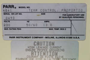 Thumbnail image of Parr Pressure Reactor Temperature Controller Model 4841