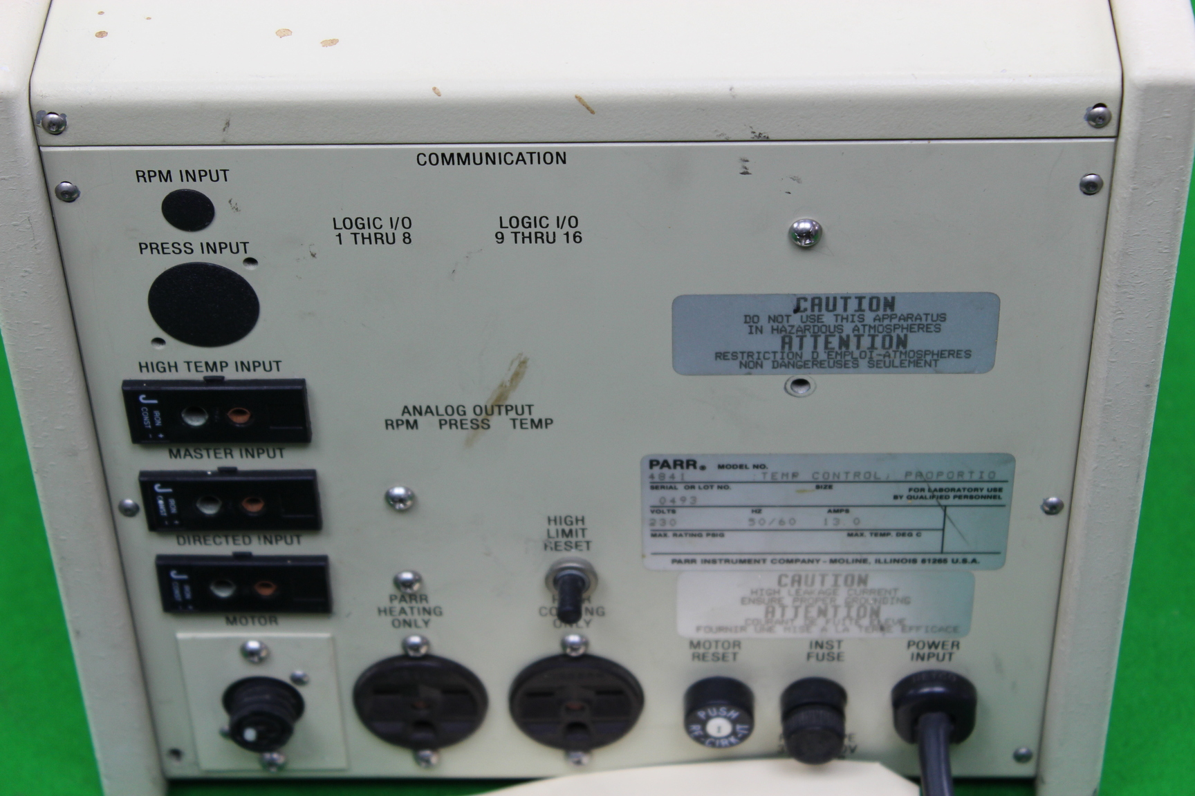 Image of Parr Pressure Reactor Temperature Controller Model 4841