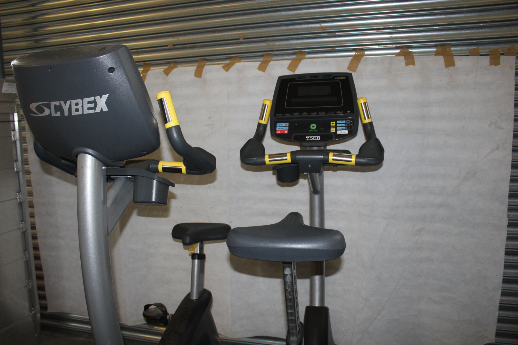Image of 2 Faulty Cybex 530 C Professional Gym Indoor Cycling Exercise Bike