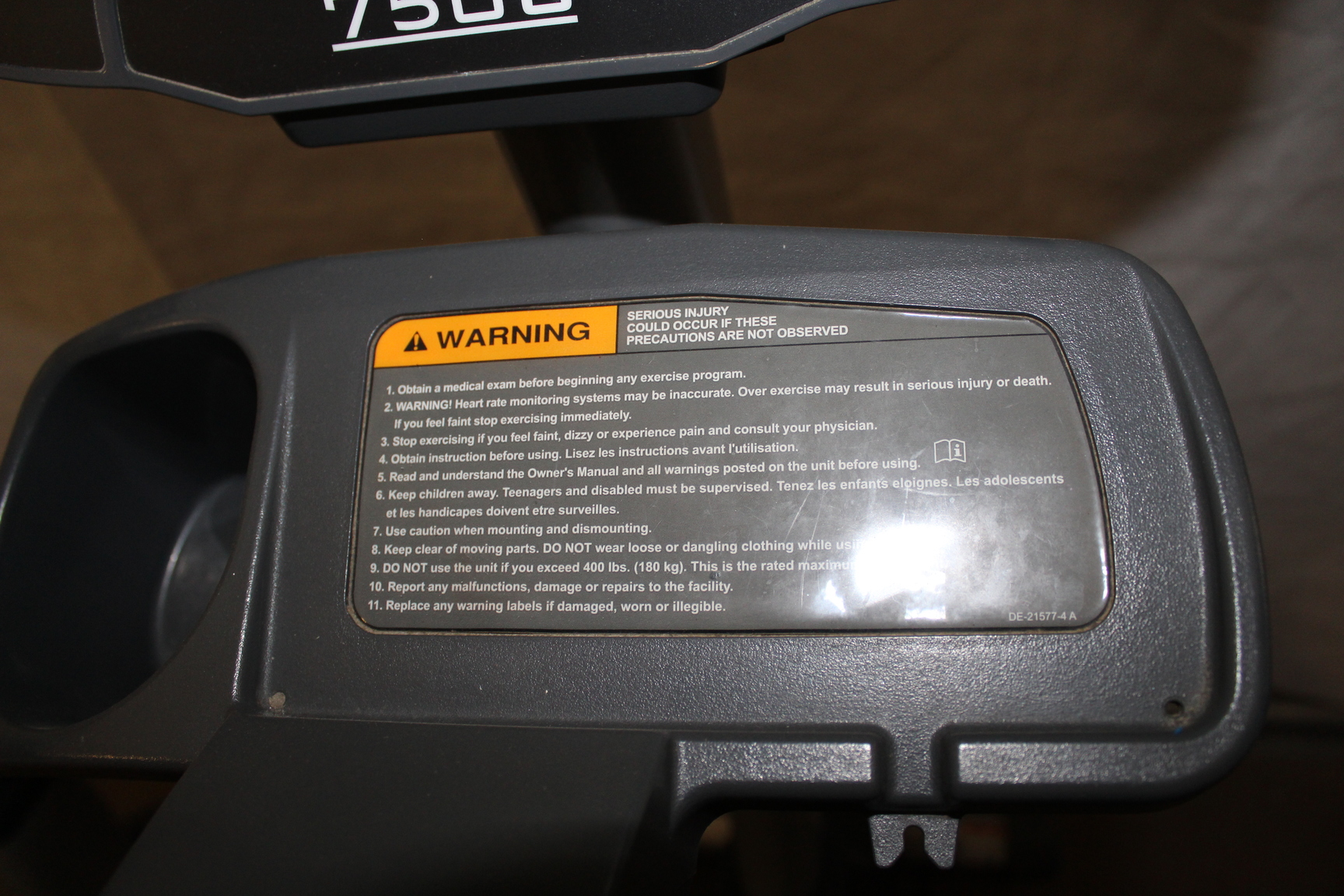 Image of 2 Faulty Cybex 530 C Professional Gym Indoor Cycling Exercise Bike